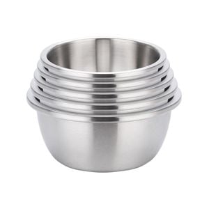 SOGA 5Pcs Matte Stainless Steel Mixing Bowl