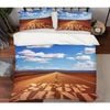 3D Highway Cloud 42 Bed Pillowcases Quilt Queen Size