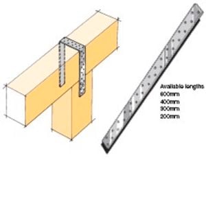 LUMBERLOK Sheet Brace Strap 600mm Stainless Steel SSSBS6