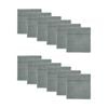 12PK Capri Soft Absorbent Facewash Bathroom Washcloth Towel 30x30cm Ash