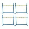 YES4PETS 4 x Portable Dog Puppy Training Practice Jump Bar  Poles Agility Post