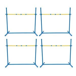 YES4PETS 4 x Portable Dog Puppy Training Practice Jump Bar  Poles Agility Post