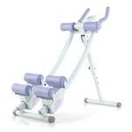 Costway Adjustable Abdominal Machine Core AB Workout Equipment Purple