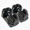 Fitnesslab 80kg Adjustable Dumbbells Dumbbell Set Weight Dumbbells Plates 2x40kg