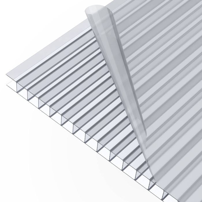 Suntuf 10mm x 2.4m Clear Sunlite Twinwal Polycarbonate Roofing