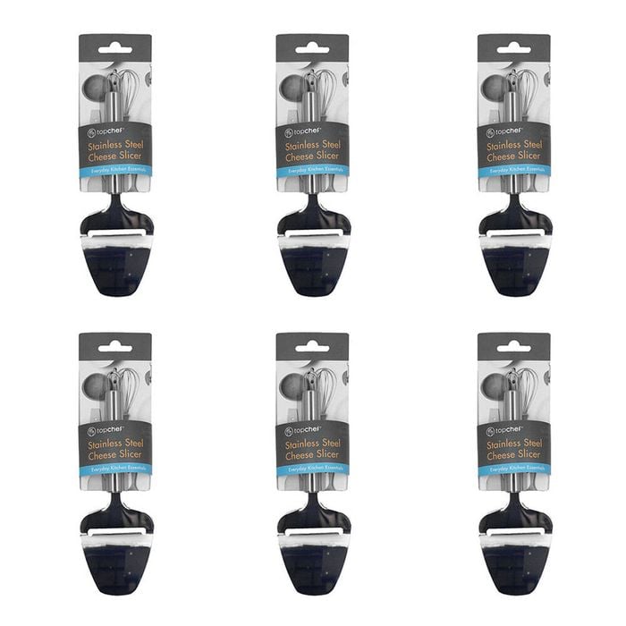 6PK Topchef Stainless Steel Cheese Slicer Kitchen Utensil 21cm Silver