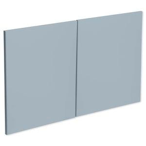 Kaboodle 1000mm Danish Blue Modern Fridge Cabinet Doors - 2 Pack