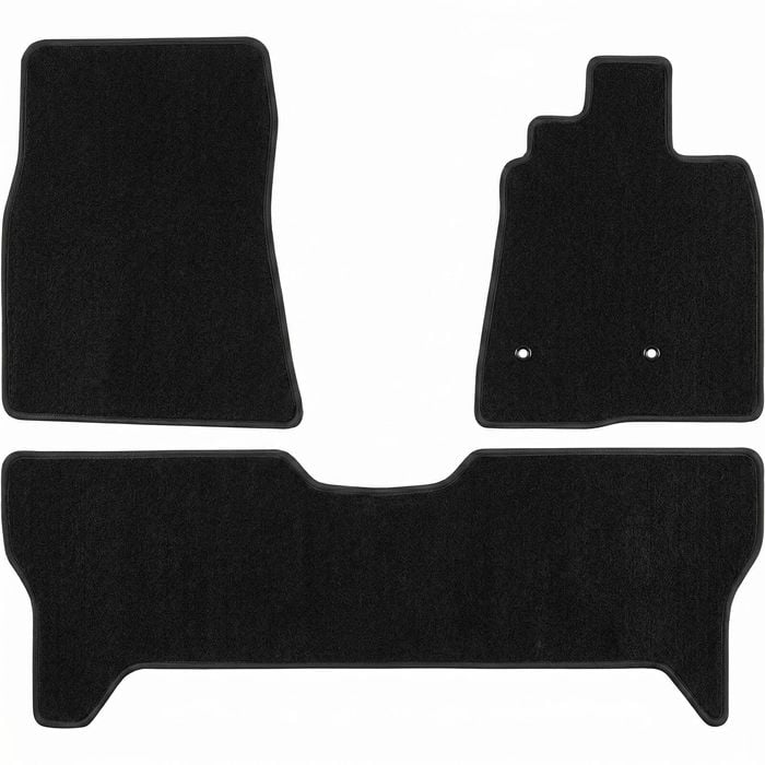 For Mitsubishi Pajero NS NT NW NX 2006-2021 Custom Black Car Carpet Floor Mats