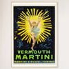 Galrie Vintage Vermouth Martini Rossi Torino Advertising Poster for Home Decor, Wood Frame, A1 60 x 84cm (23 x 33inch)