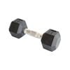 York Hex Dumbbell 7KG Black Single