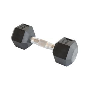 York Hex Dumbbell 7KG Black Single