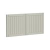 Kaboodle 1000mm Pistachio Country Fridge Cabinet Doors - 2 Pack