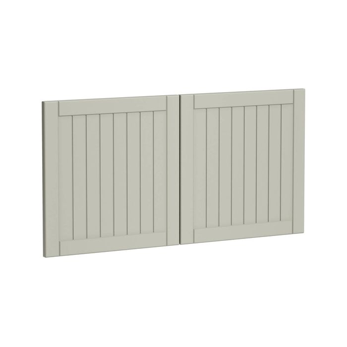 Kaboodle 1000mm Pistachio Country Fridge Cabinet Doors - 2 Pack