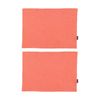 2x 4pc Bas Phillips Linen Tencel Placemat Set Tableware Rust 33x45cm