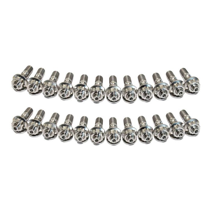 24 Pcs M10x1.5x45mm Titanium Stud Kit for Manifold & Turbo