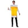 Beer Glass Halloween Costume for Adults Official Rubies Foam Party Outfit Oktoberfest Yellow Colour, Standard