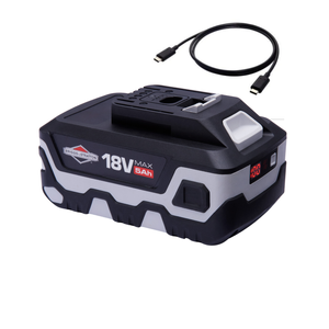 Briggs & Stratton 18V Li-Ion 5.0AH USB-C Power Tool Battery 1697601