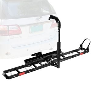 Motorcycle Motorbike Carrier Rack Dirt Bike Ramp Steel 2 Inch Towbar