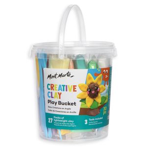 Mont Marte 30 Piece Creative Clay Play Bucket