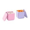 2pc Omie Omiedip Silicone Leakproof Dip Containers Set Purple/pink 220ml
