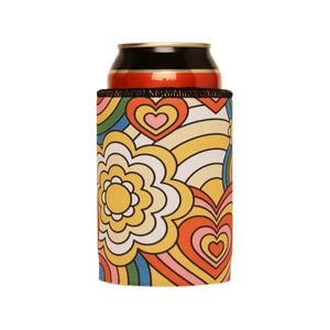 Stubbyz 60s Hearts Stubby Cooler Standard