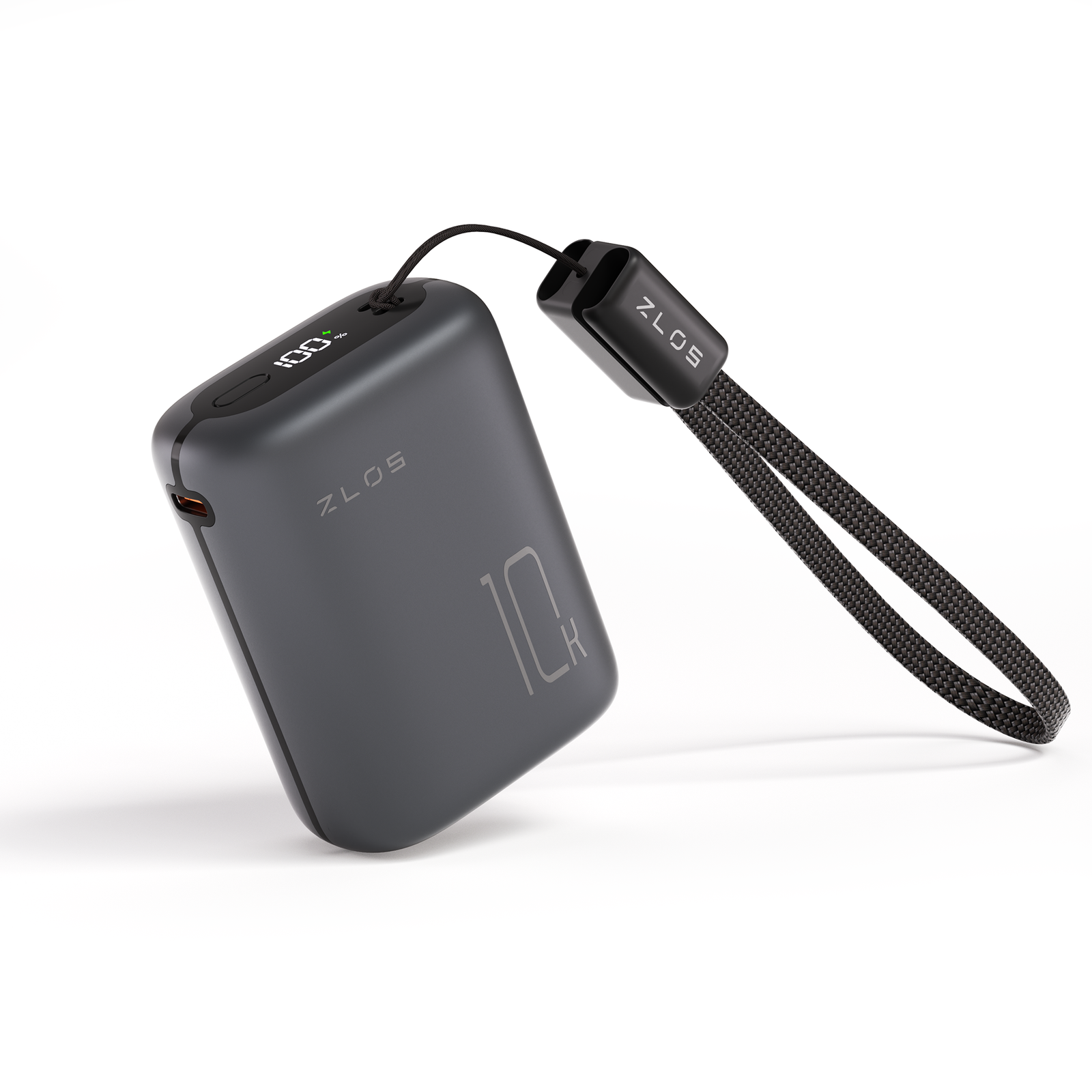 ZLOS MT10 10000mAh Mini Power Bank 35W with Lanyard Integrated