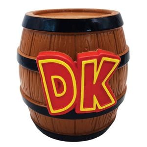 Donkey Kong Money/coin Bank Saver Dk Barrel Shape