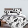 Dreamfields King FLORA LEAVES Design Soft Quilt Doona Duvet Cover Set