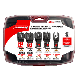 Diablo Univeral General Purpose Multi-Tool Blade Set - 9 Piece