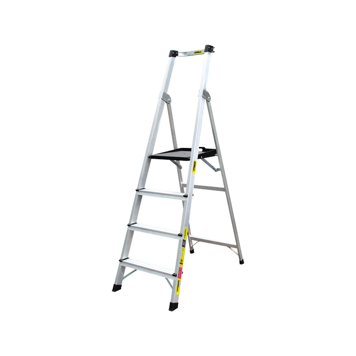 Gorilla 150kg 4 Step Silverback Platform Ladder