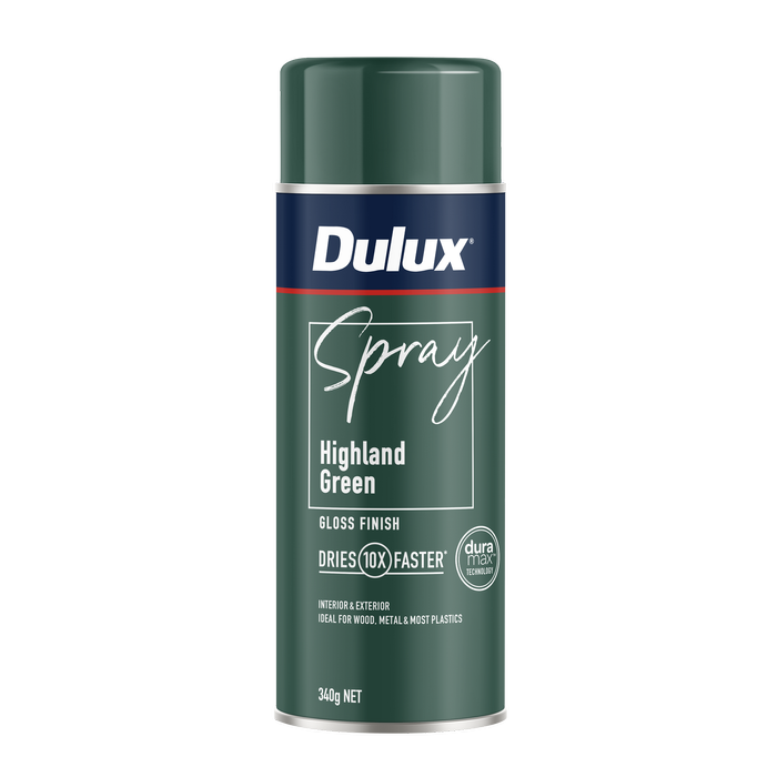 Dulux 340g Highland Green Gloss Spray Paint