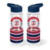 NRL Clear Tritan Drink Bottle 650ml - Sydney Roosters - 4 Wrist Bands