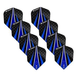8x 3pc Target Vision Ultra Dart 3-Flights Standard Set - Blue
