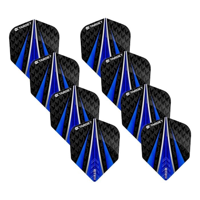 8x 3pc Target Vision Ultra Dart 3-Flights Standard Set - Blue