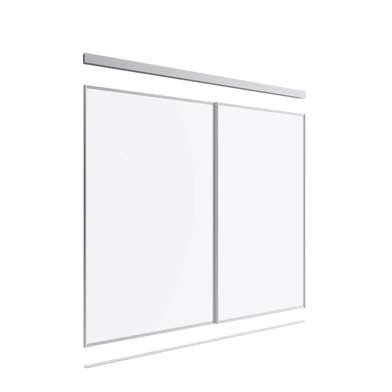 Lugna 2100 x 1801 - 2400mm 2 Door Glass Opti-Panel Package
