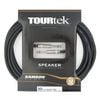 TourTek 9.15m Male Cable Connector For Speaker Audio System Black