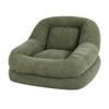 Artiss Armchair Floor Chair Couch Recliner 1 Seater Cloud Chaise Lounge Corduroy Green