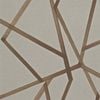 Wallpaper Trader Sumi Geometric Wallpaper Roll 10.05m X 68.6cm, Copper On Hessian