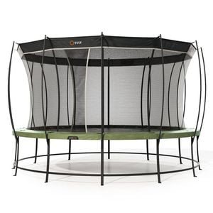 Vuly Ultra 2 Pro Extra Large 16ft Trampoline with Enclosure - Round Kids Trampolines Bundle With Shade Cover Pro