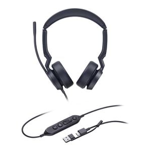 Yealink Uh44 Dual Teams Usb-c/a Ms Headset Noise Cancelling Mic [uh44-d-ms-c/a]