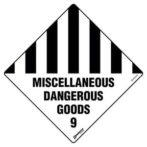 Pinnacle 270 x 270mm Poly Misc. Dangerous Goods 9