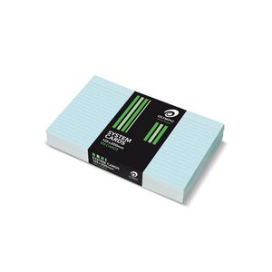 Olympic Ruled System Cards (100pk) 8x5 (Blue)