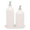 Ecology Signature Porcelain Kitchen Oil & Vinegar Set
