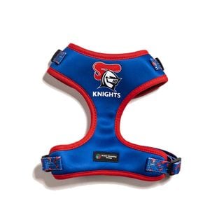 NRL Newcastle Knights Pet Dog Padded Harness Adjustable Vest M