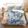 3D Color Hydrangea Quilt Cover Set Bedding Set Duvet Cover Pillowcases 211