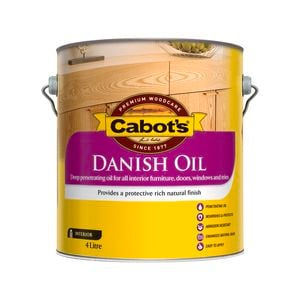 Cabot's 4L Clear Danish Oil