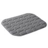 Giselle Weighted Lap Blanket 3.2KG Grey Crystal Velvet Quilted Glass Bead Fill for Sofa Office