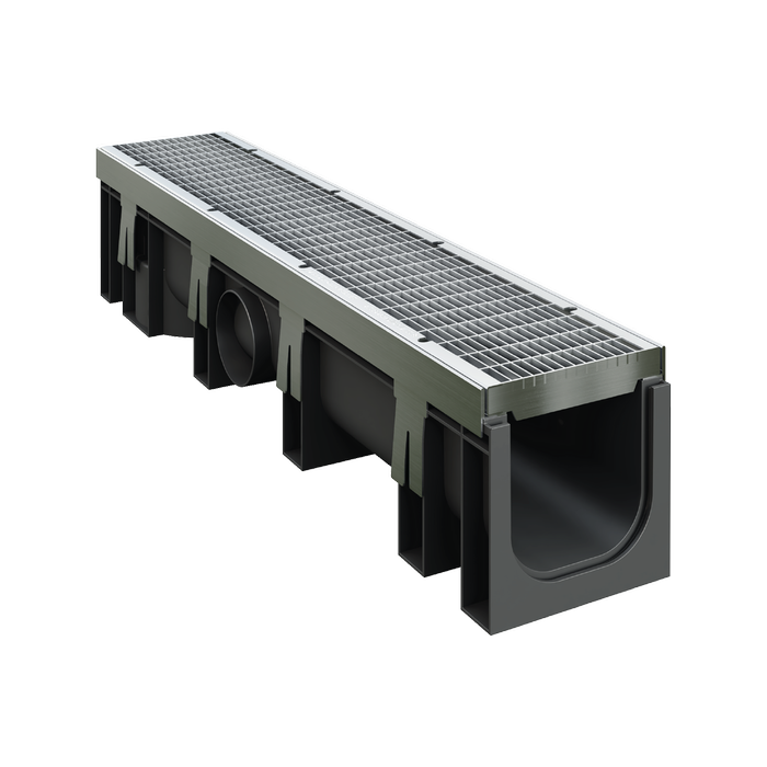 Everhard DuraDRAIN 150 Series Channel & Galvanised Steel Class B Grate