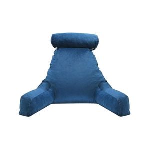 Navy Blue Bed Reading Pillow