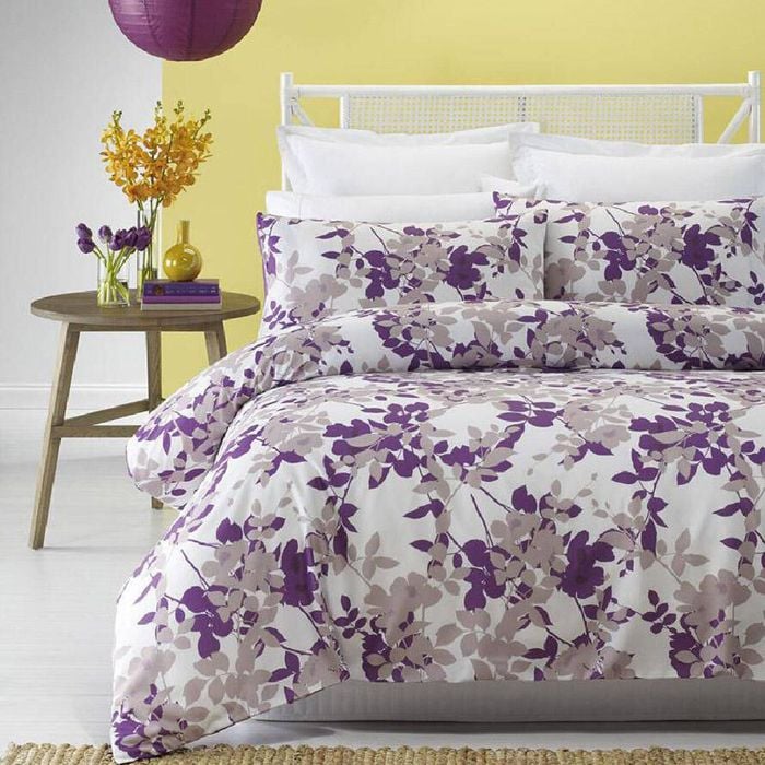Phase 2 Eden Mauve Quilt Cover Set Single